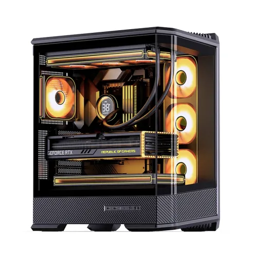 Case JONSBO D400 Black – ATX| Kính Cường Lực| Hỗ Trợ VGA Dài